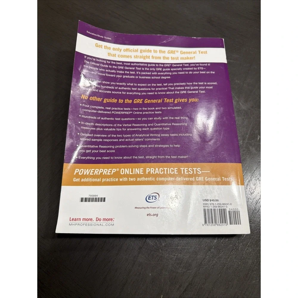 Official Guide to the GRE General Test by ETS (3rd Edition)